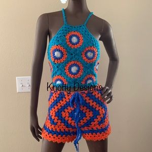 Crop Top and Short Set